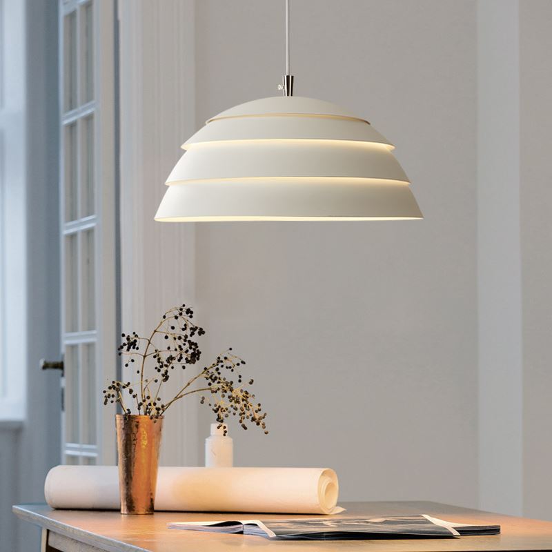 Modern Nordic Dome Pot Pendant Light – Minimalist LED Hanging Lamp for Stylish Interiors