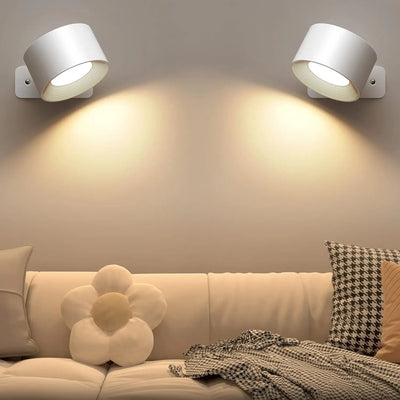 360° Wireless Wall Light – USB Rechargeable & Adjustable LED Lamp
