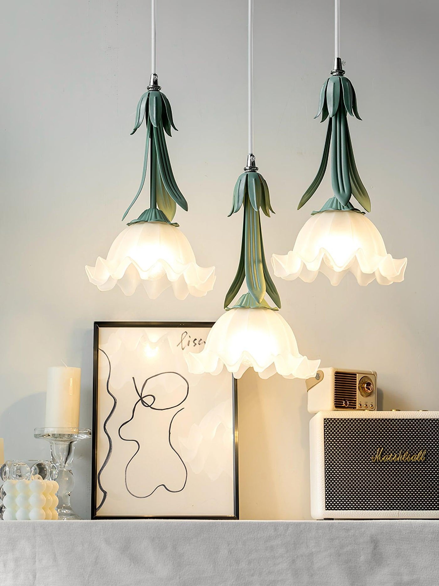 Lily Blossom Pendant Light – Elegant Floral Ceiling Light for a Natural Touch