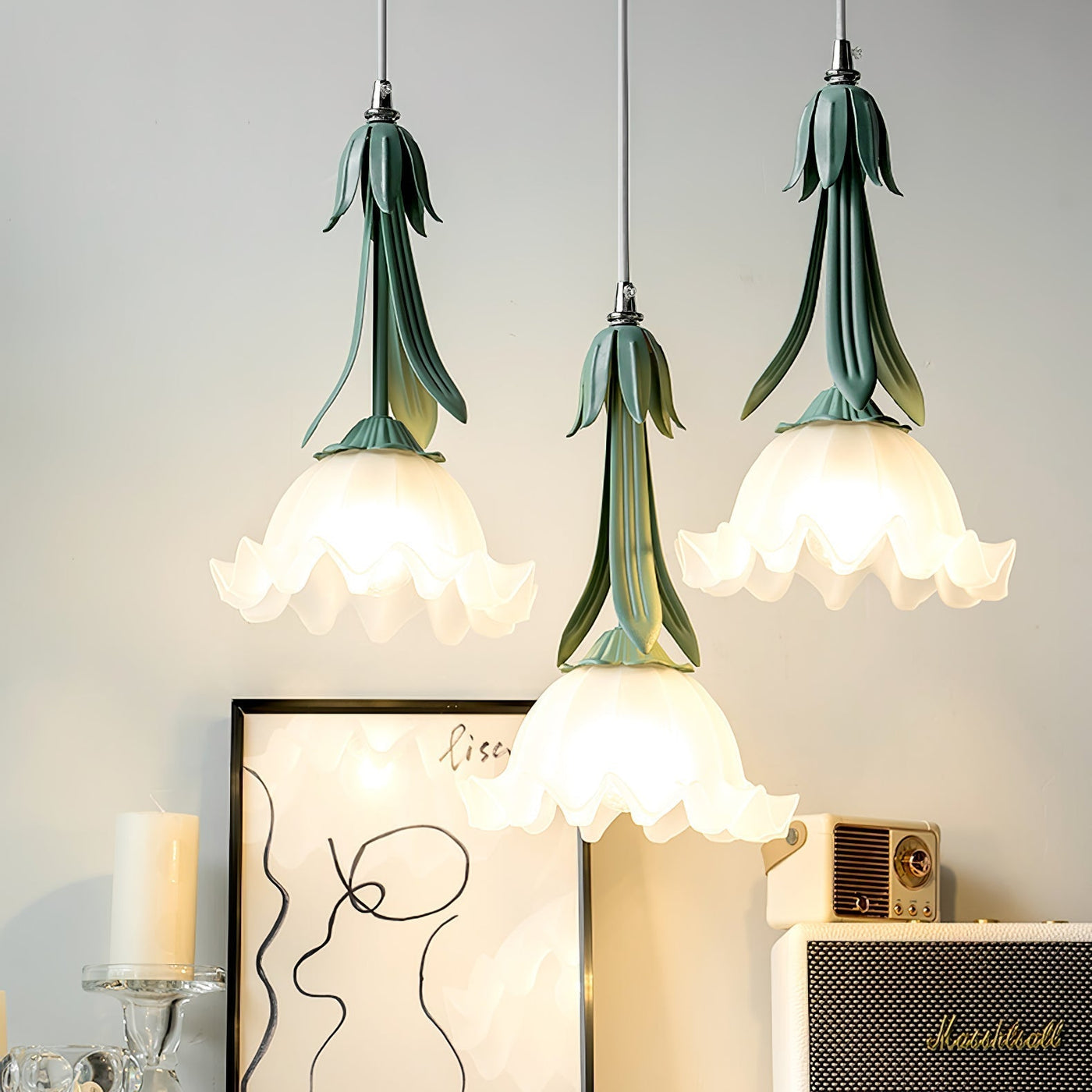 Lily Blossom Pendant Light – Elegant Floral Ceiling Light for a Natural Touch