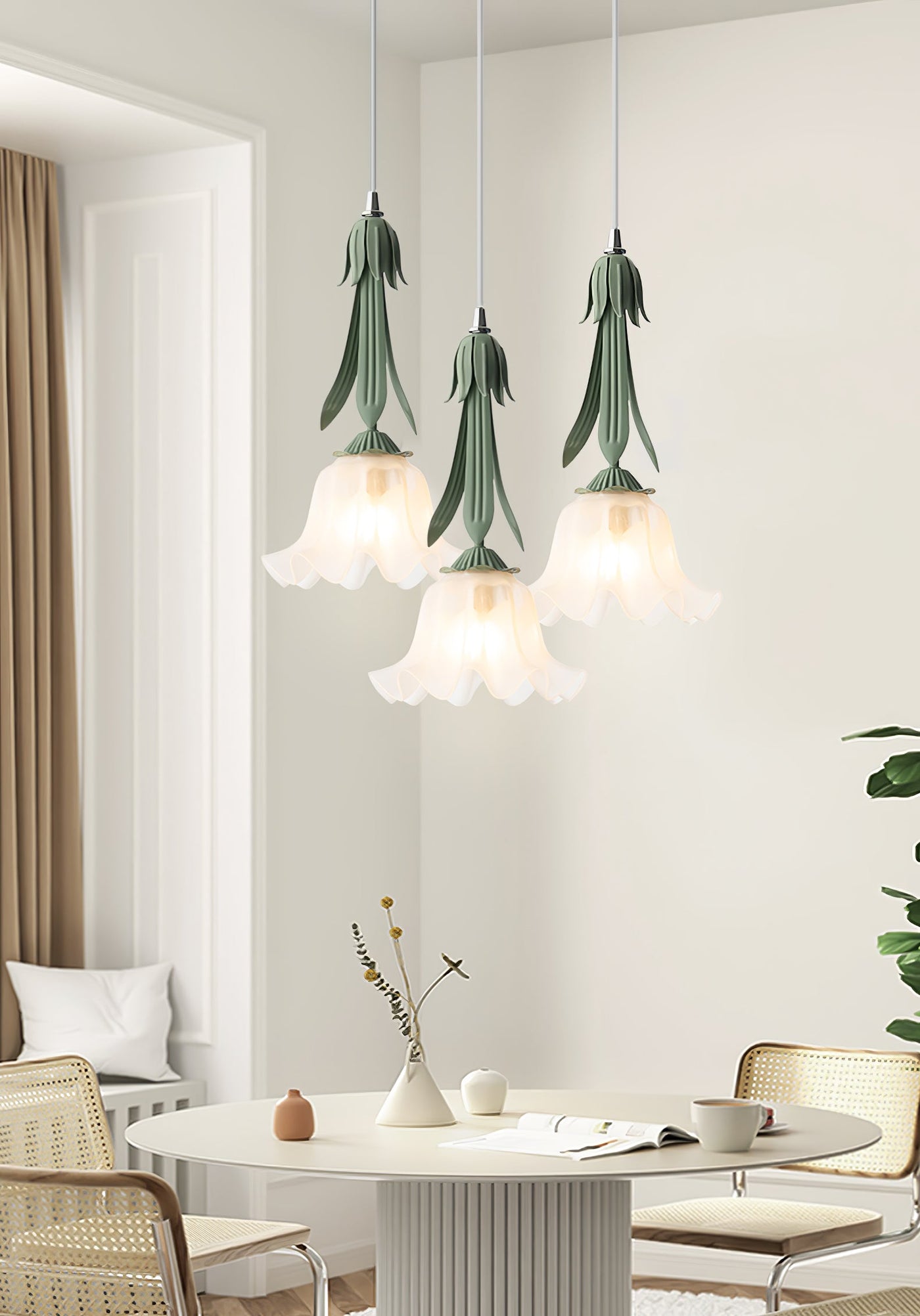 Lily Blossom Pendant Light – Elegant Floral Ceiling Light for a Natural Touch