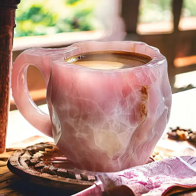 MugGem Artisan Stone Mug – Elegance in Every Sip