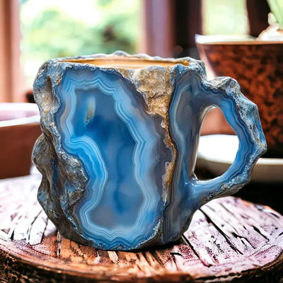 MugGem Artisan Stone Mug – Elegance in Every Sip