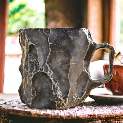 MugGem Artisan Stone Mug – Elegance in Every Sip