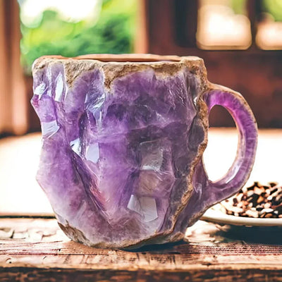 MugGem Artisan Stone Mug – Elegance in Every Sip