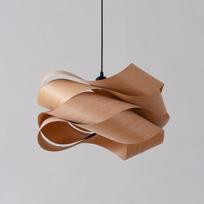 Link Wooden Pendant Light – Handcrafted Elegance for a Warm Ambience