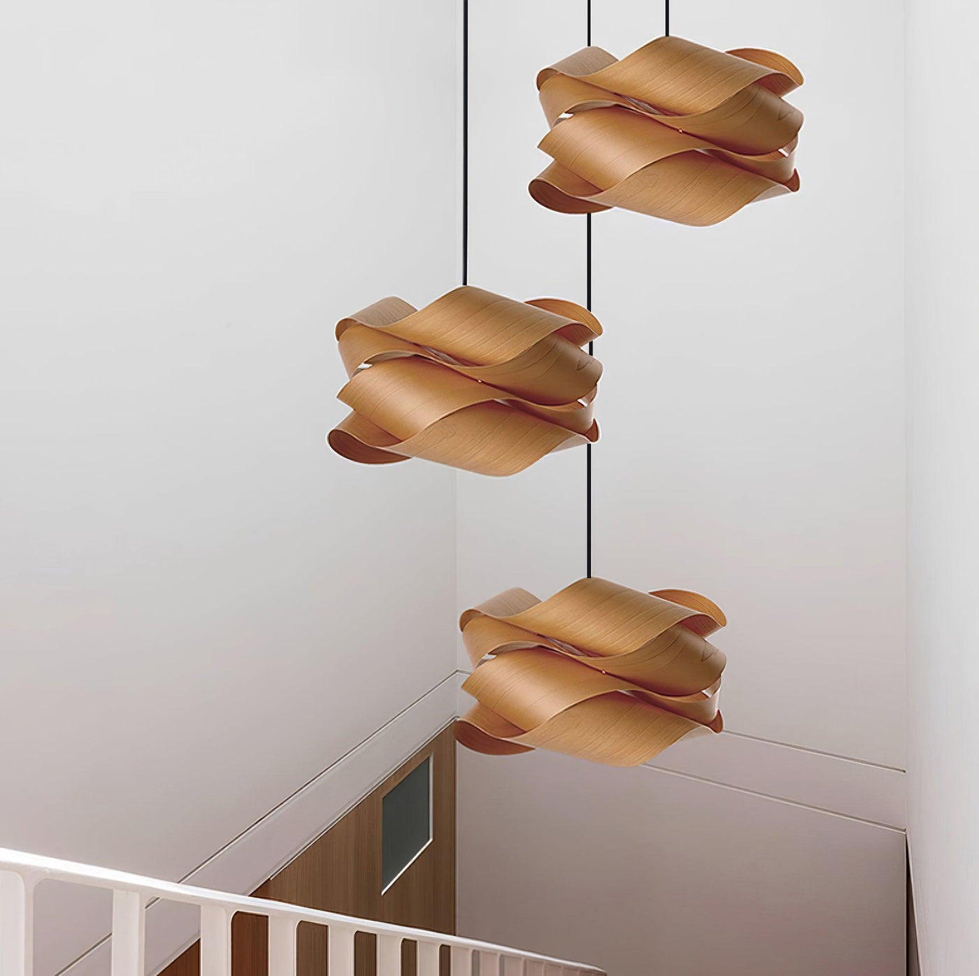 Link Wooden Pendant Light – Handcrafted Elegance for a Warm Ambience