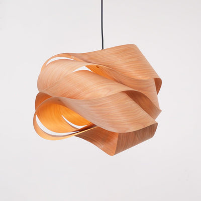Link Wooden Pendant Light – Handcrafted Elegance for a Warm Ambience