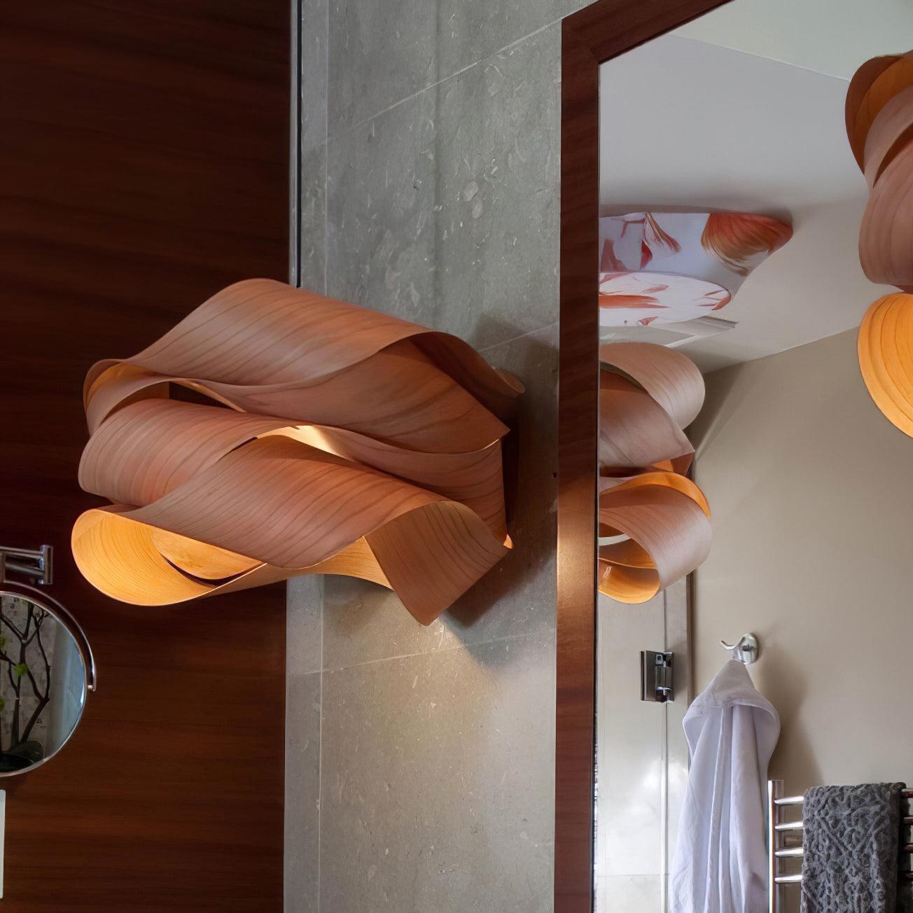 Link Wooden Pendant Light – Handcrafted Elegance for a Warm Ambience