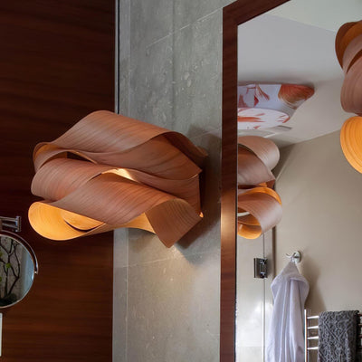 Link Wooden Pendant Light – Handcrafted Elegance for a Warm Ambience