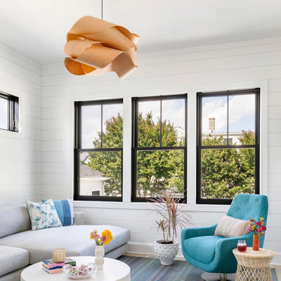 Link Wooden Pendant Light – Handcrafted Elegance for a Warm Ambience