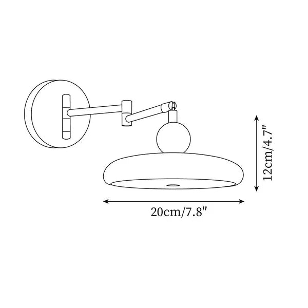 Lola Swing Arm Wall Lamp – Versatile & Modern Lighting Solution