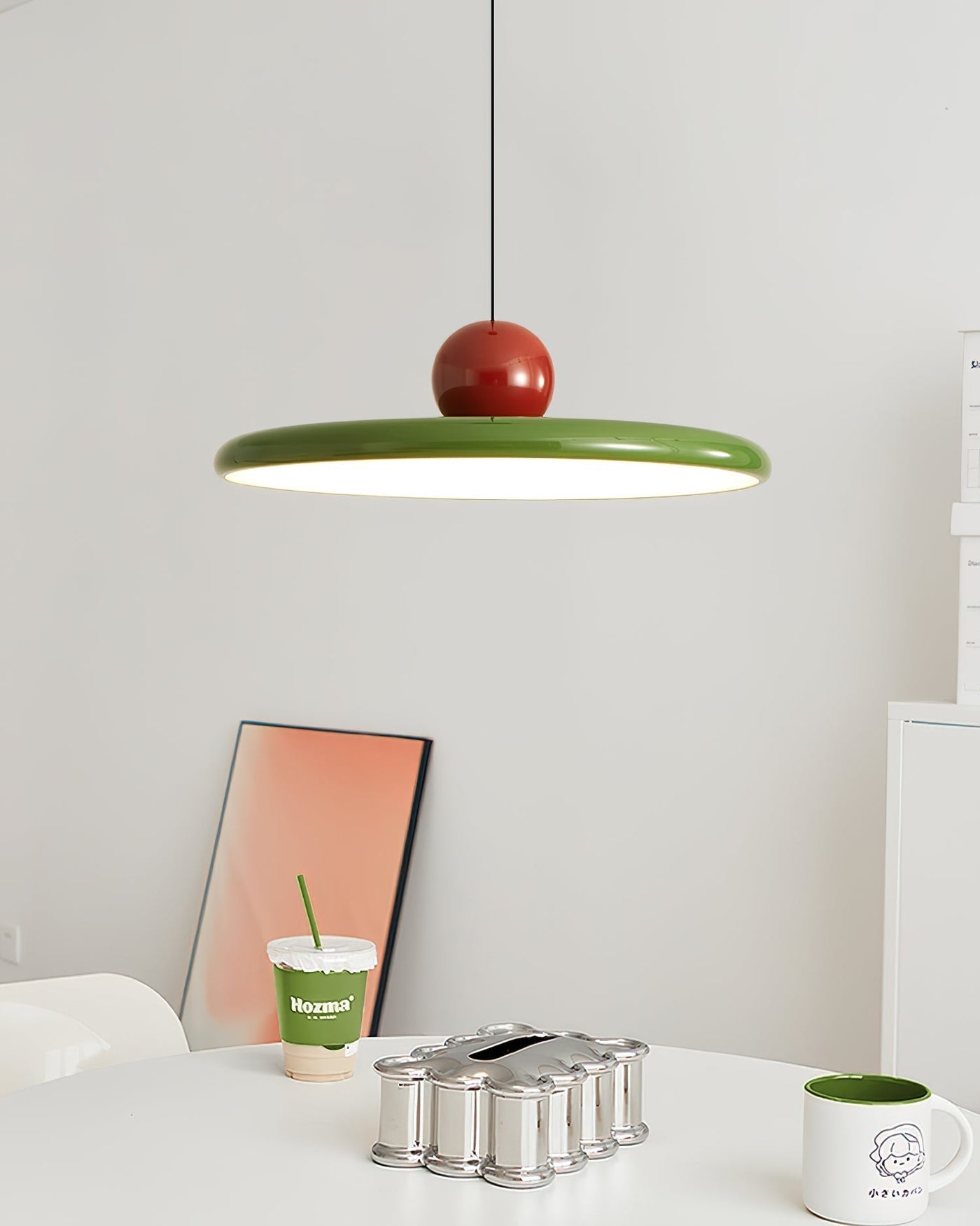 Modern Hanging Lantern – Sleek LED Pendant Light for Elegant Interiors