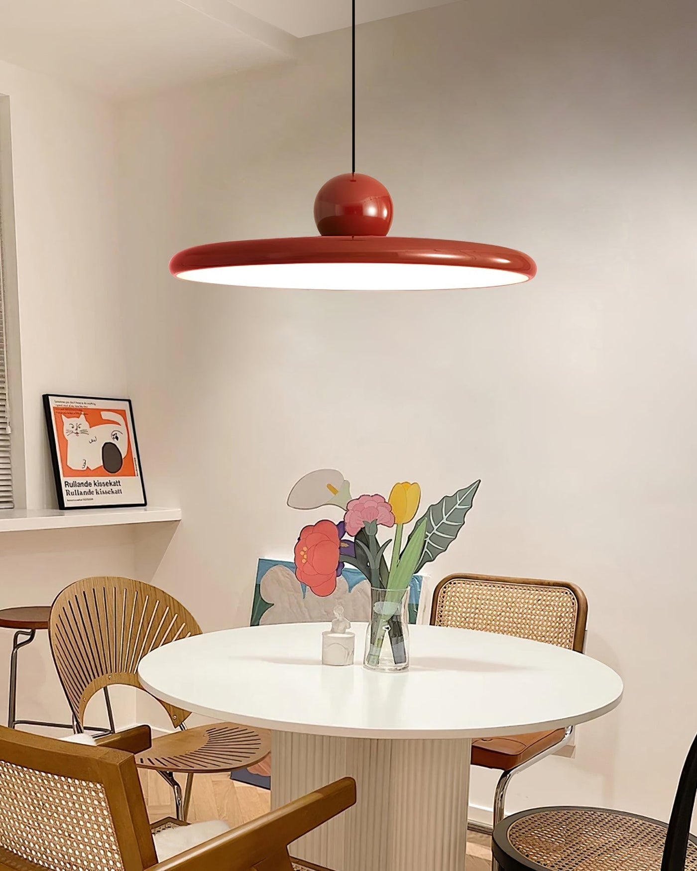 Modern Hanging Lantern – Sleek LED Pendant Light for Elegant Interiors