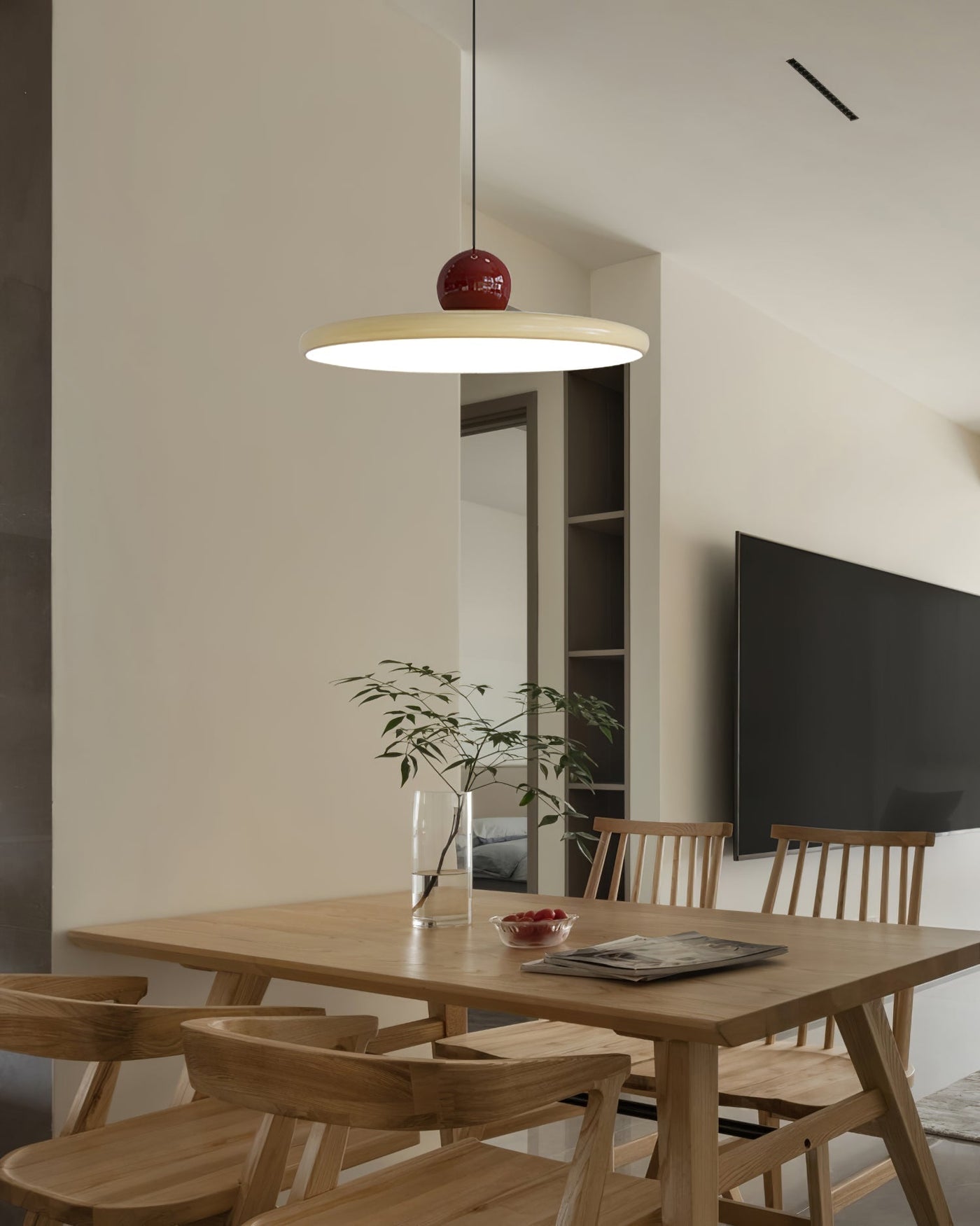 Modern Hanging Lantern – Sleek LED Pendant Light for Elegant Interiors