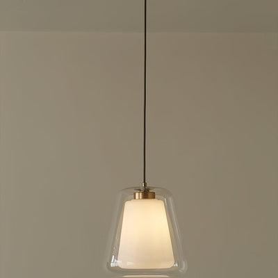 Lucinda Glass Pendant Light – Elegant Contemporary Ceiling Lamp