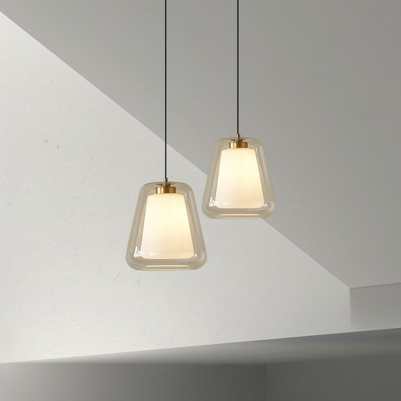 Lucinda Glass Pendant Light – Elegant Contemporary Ceiling Lamp