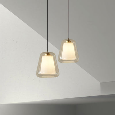 Lucinda Glass Pendant Light – Elegant Contemporary Ceiling Lamp
