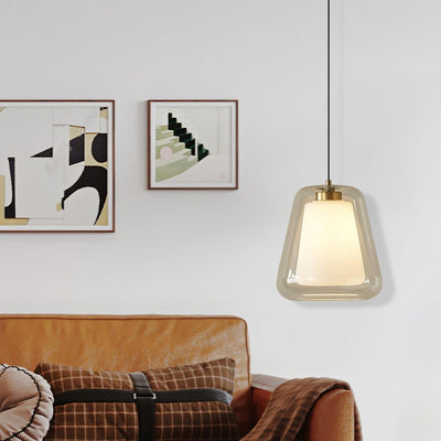 Lucinda Glass Pendant Light – Elegant Contemporary Ceiling Lamp