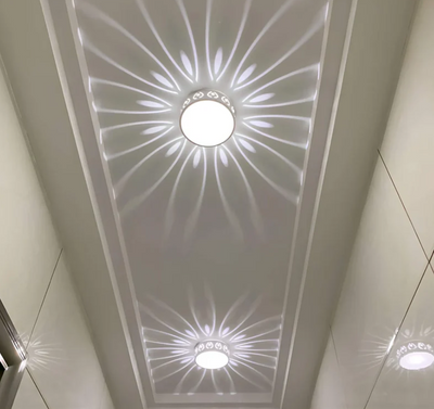 LumiEntrée LED Ceiling Light | Elegant Crystal and Acrylic Lighting for Hallways & Entrances