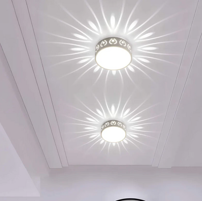 LumiEntrée LED Ceiling Light | Elegant Crystal and Acrylic Lighting for Hallways & Entrances