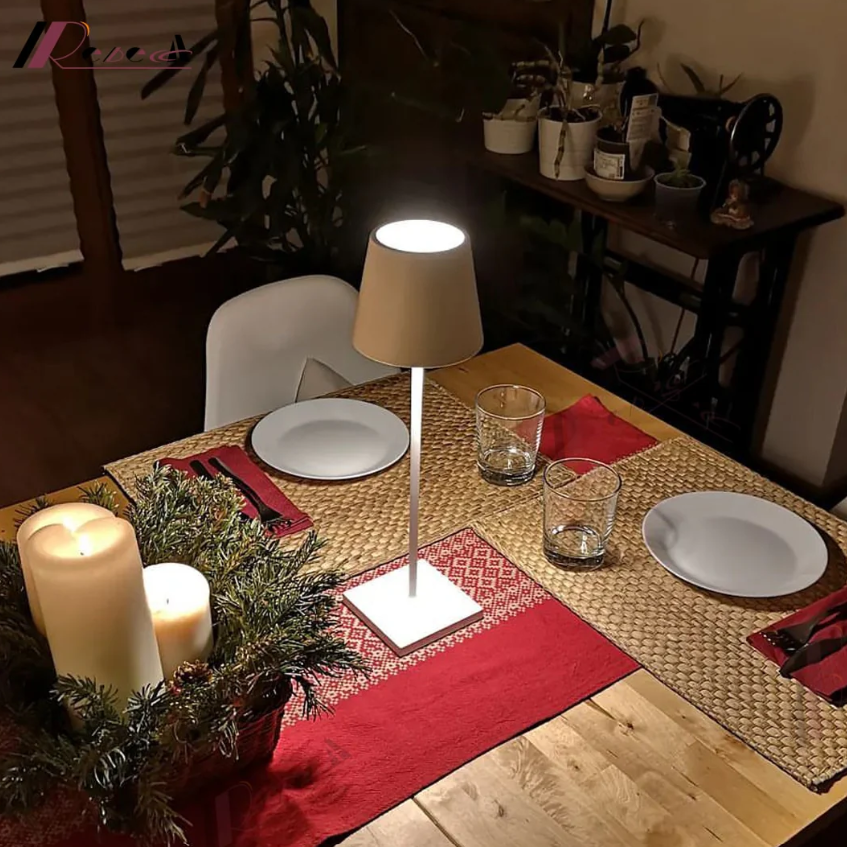 LumiPort – Wireless Table Lamp with Adjustable Brightness and Long Battery Life
