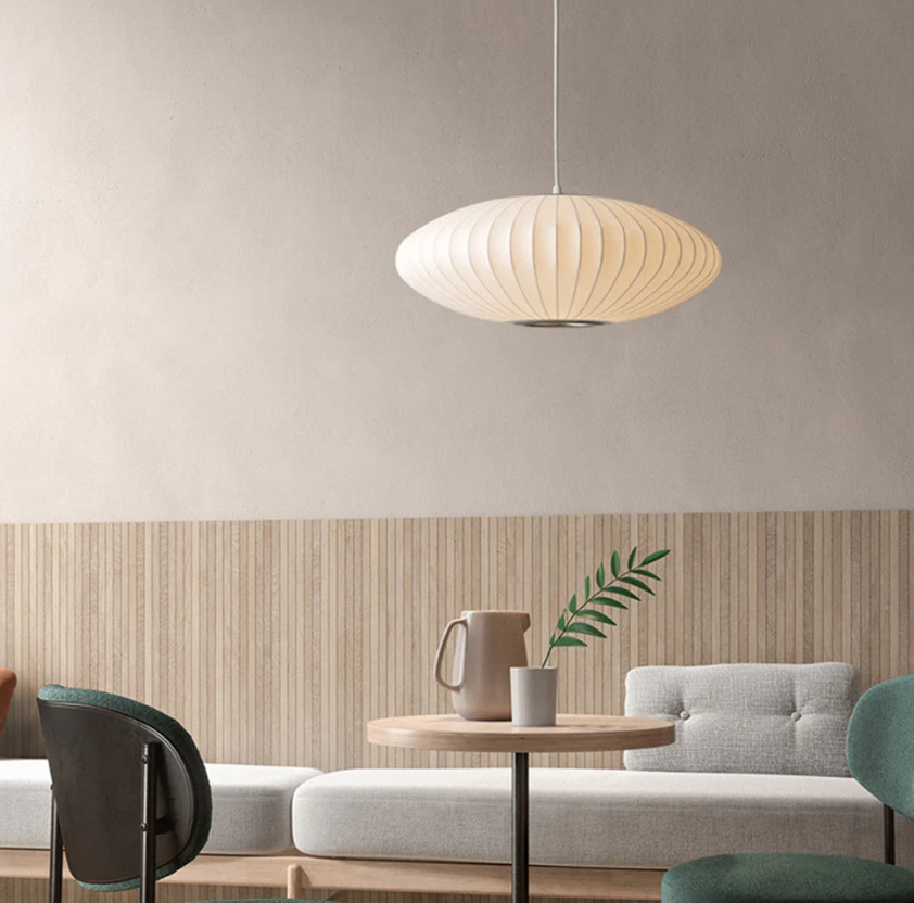Lustre de Soie – Elegant Silk Chandelier for a Sophisticated Ambiance
