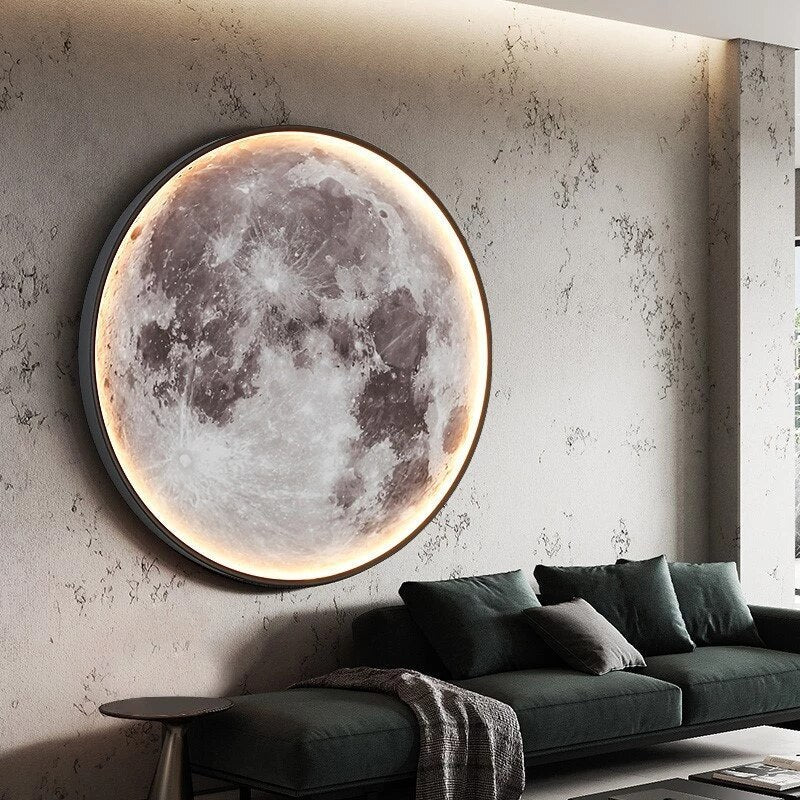 LunarGlow Smart LED Wall Light – Adjustable Moon-Inspired Illumination