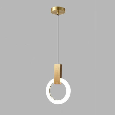 Nordic Ring LED Pendant Light – Minimalist Elegance for Modern Interiors