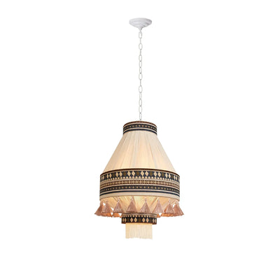 Bohemian Fringe Pendant Light – A Blend of Art and Elegance
