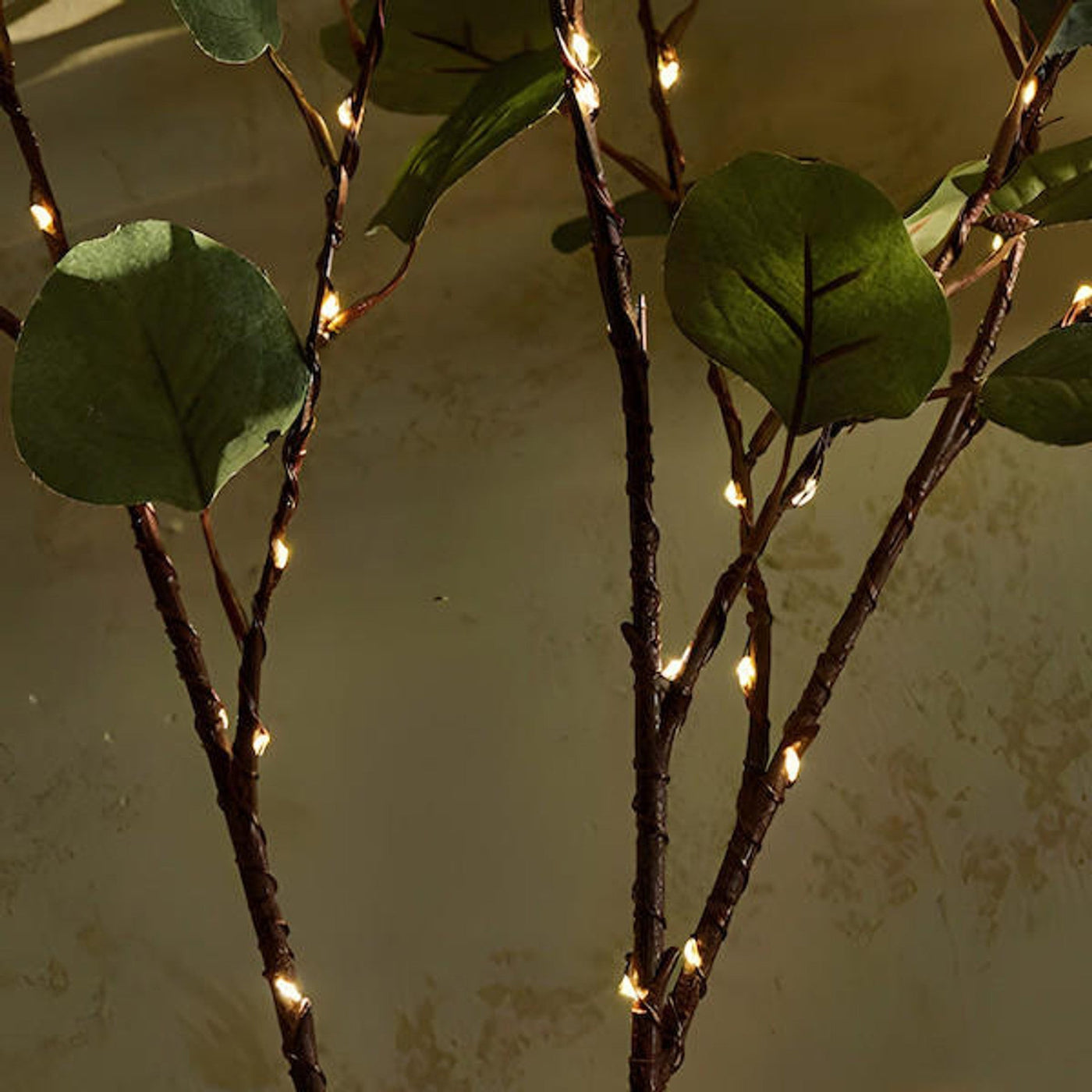 Fairy Light Olive Branch – Warm White LED Decorative Tree Lights (70cm)