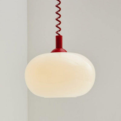 Macaron Spring Pendant Light – Colourful & Modern Hanging Lamp for Home & Dining