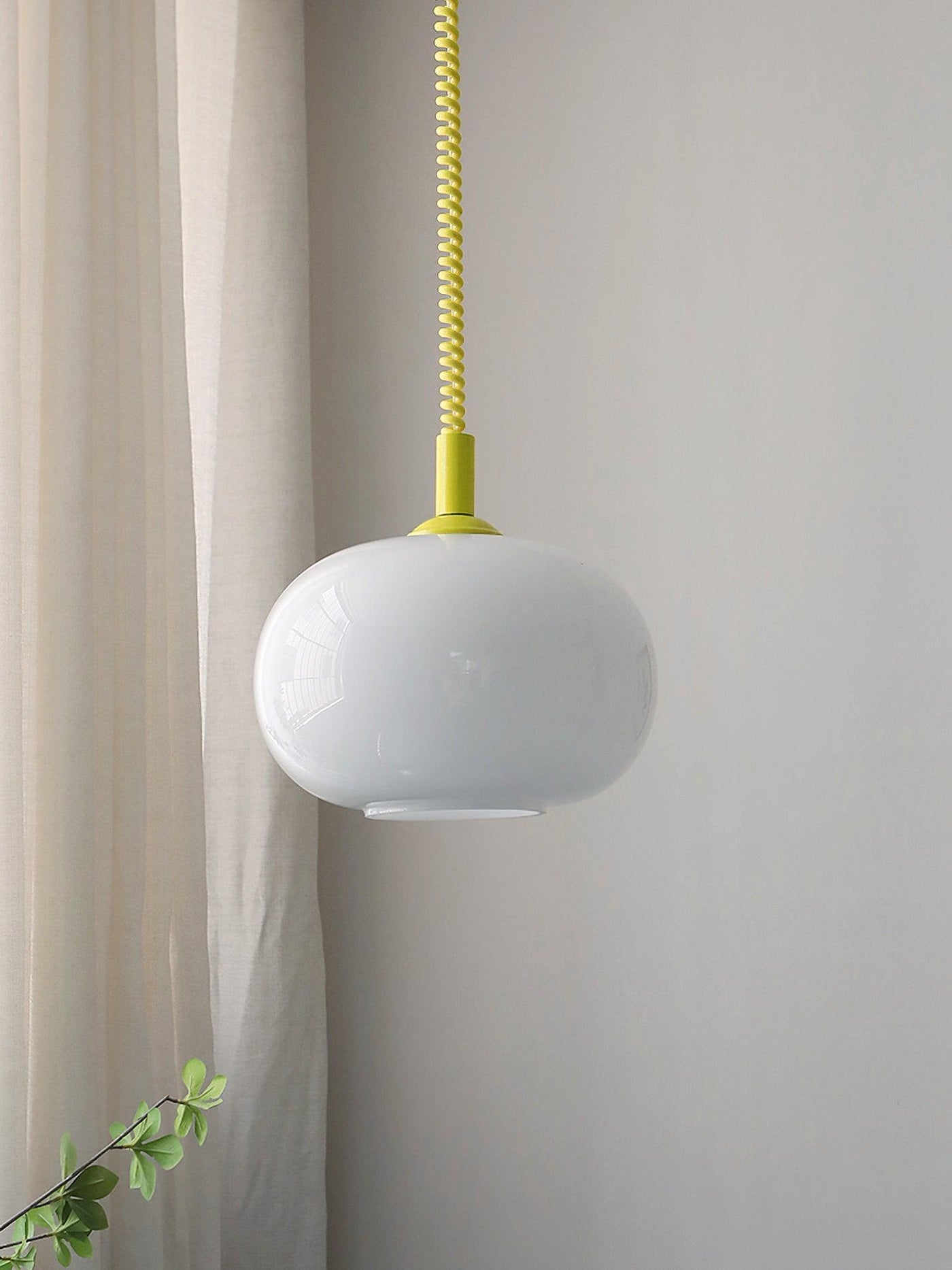 Macaron Spring Pendant Light – Colourful & Modern Hanging Lamp for Home & Dining