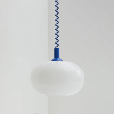 Macaron Spring Pendant Light – Colourful & Modern Hanging Lamp for Home & Dining