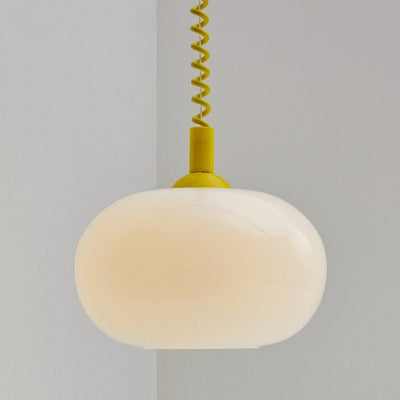 Macaron Spring Pendant Light – Colourful & Modern Hanging Lamp for Home & Dining