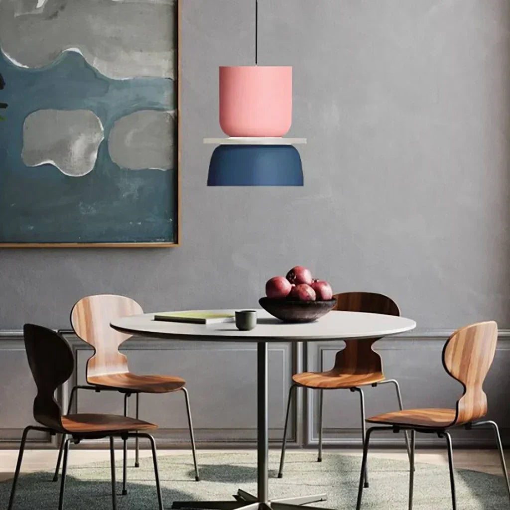 Acrylic Colorful Bowl Pendant Light – Nordic-Inspired Statement Lighting