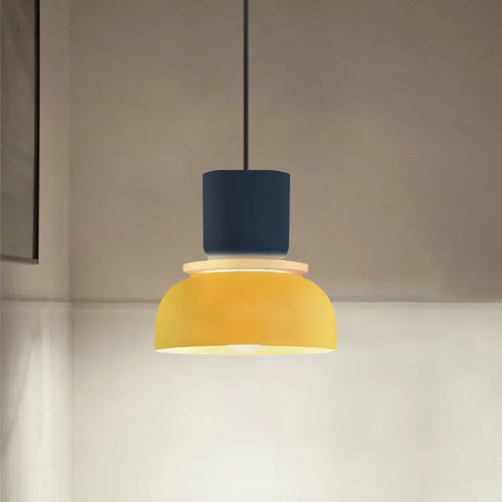 Acrylic Colorful Bowl Pendant Light – Nordic-Inspired Statement Lighting