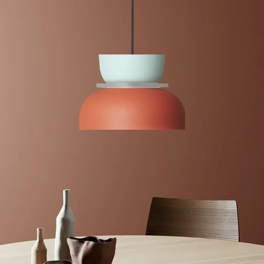 Acrylic Colorful Bowl Pendant Light – Nordic-Inspired Statement Lighting