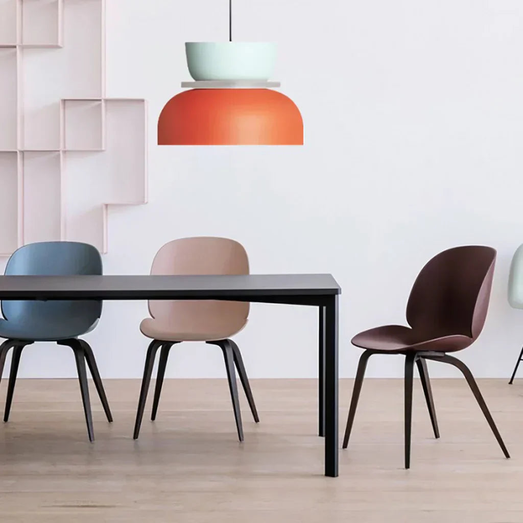 Acrylic Colorful Bowl Pendant Light – Nordic-Inspired Statement Lighting