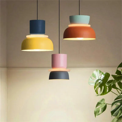 Acrylic Colorful Bowl Pendant Light – Nordic-Inspired Statement Lighting