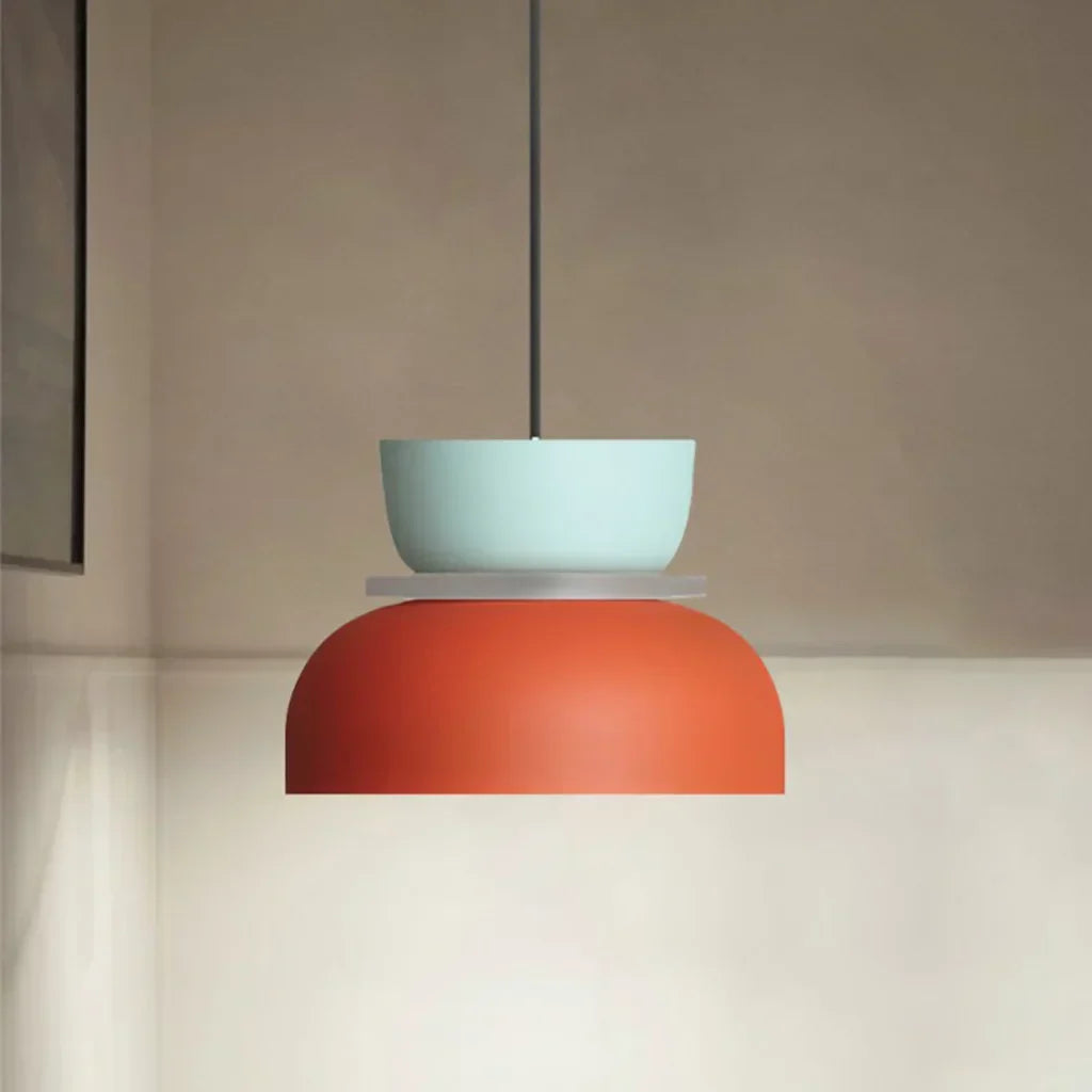 Acrylic Colorful Bowl Pendant Light – Nordic-Inspired Statement Lighting
