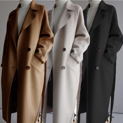 Long Merino Wool Coat – Elegant & Warm Autumn Essential