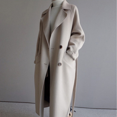 Long Merino Wool Coat – Elegant & Warm Autumn Essential