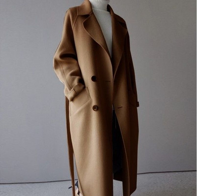 Long Merino Wool Coat – Elegant & Warm Autumn Essential