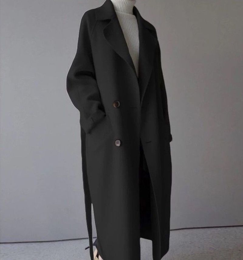 Long Merino Wool Coat – Elegant & Warm Autumn Essential