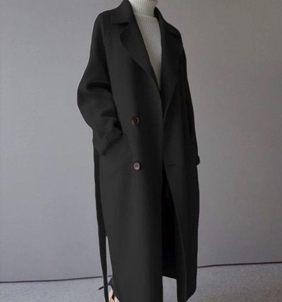 Long Merino Wool Coat – Elegant & Warm Autumn Essential