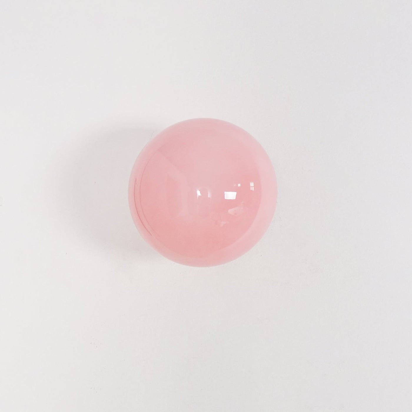 Modern Pink Glass & Metal Table Lamp – Elegant Soft Glow Lighting