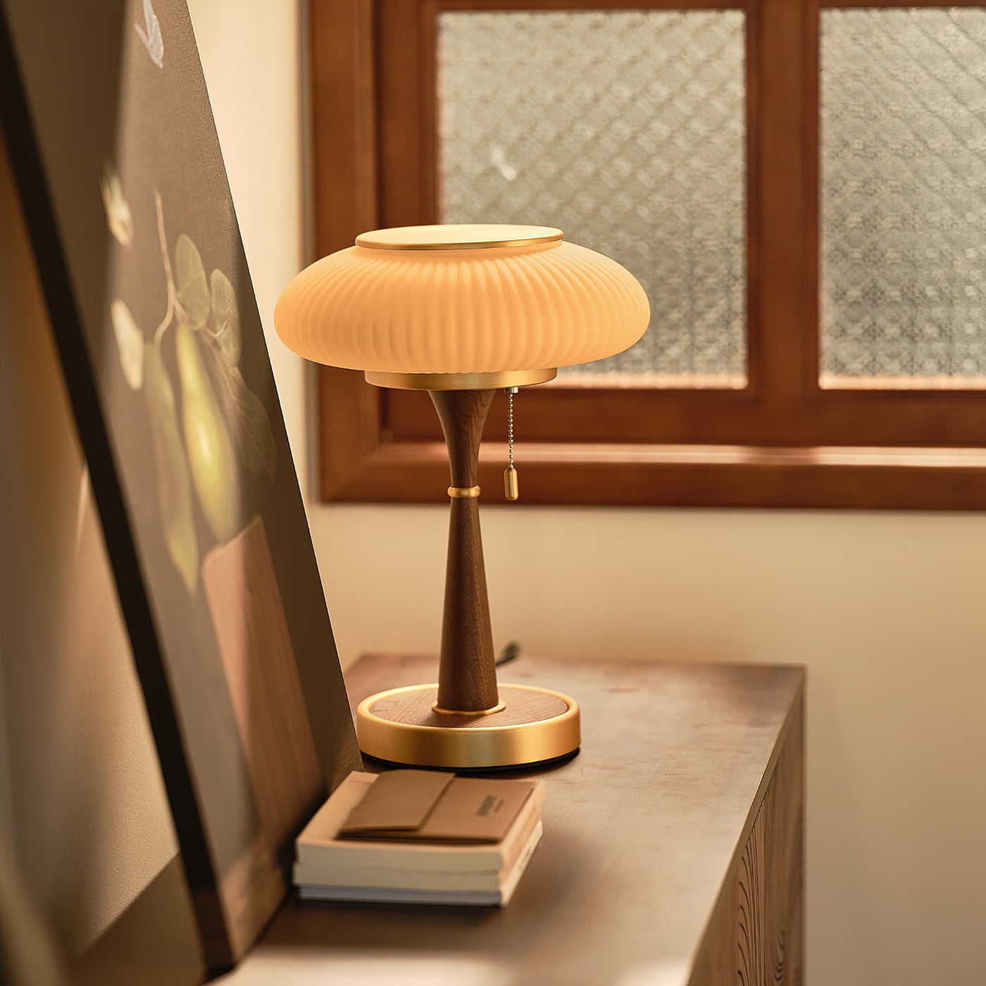 Matsutake Table Lamp – Organic Elegance with Soft Ambient Glow