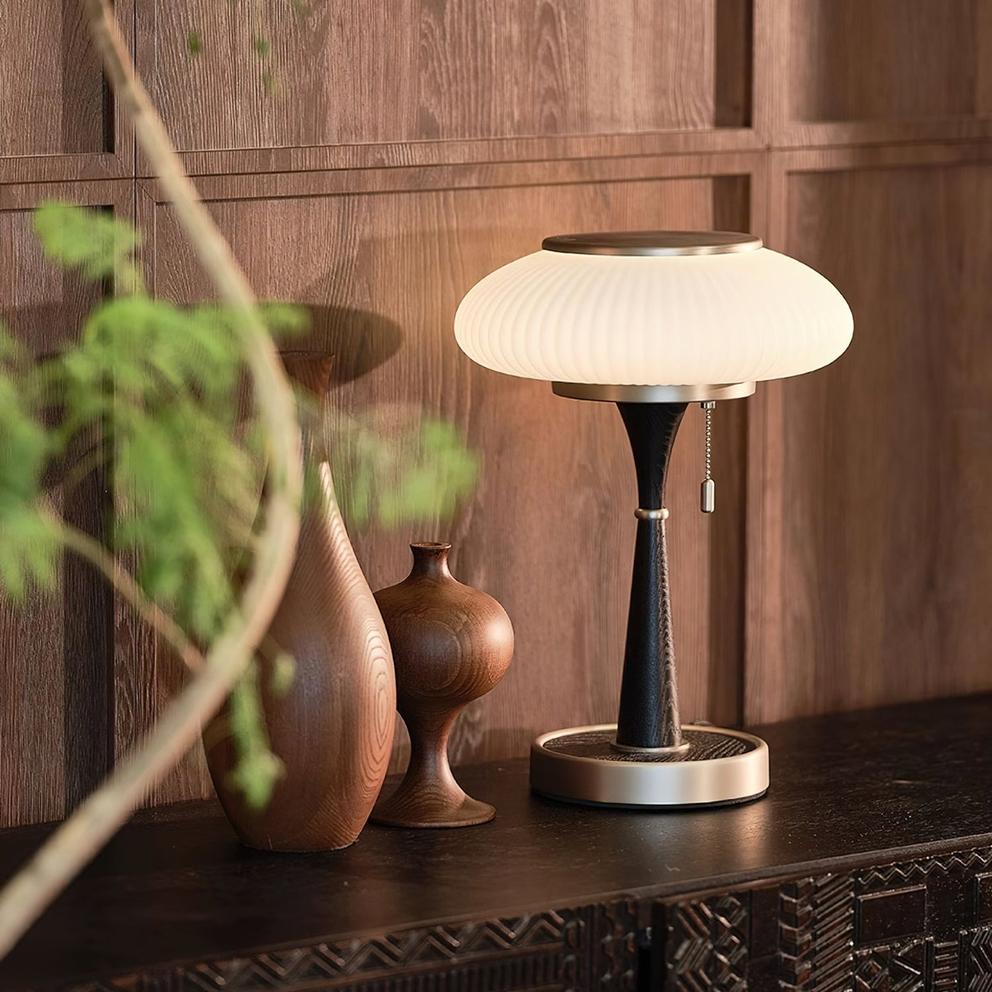 Matsutake Table Lamp – Organic Elegance with Soft Ambient Glow