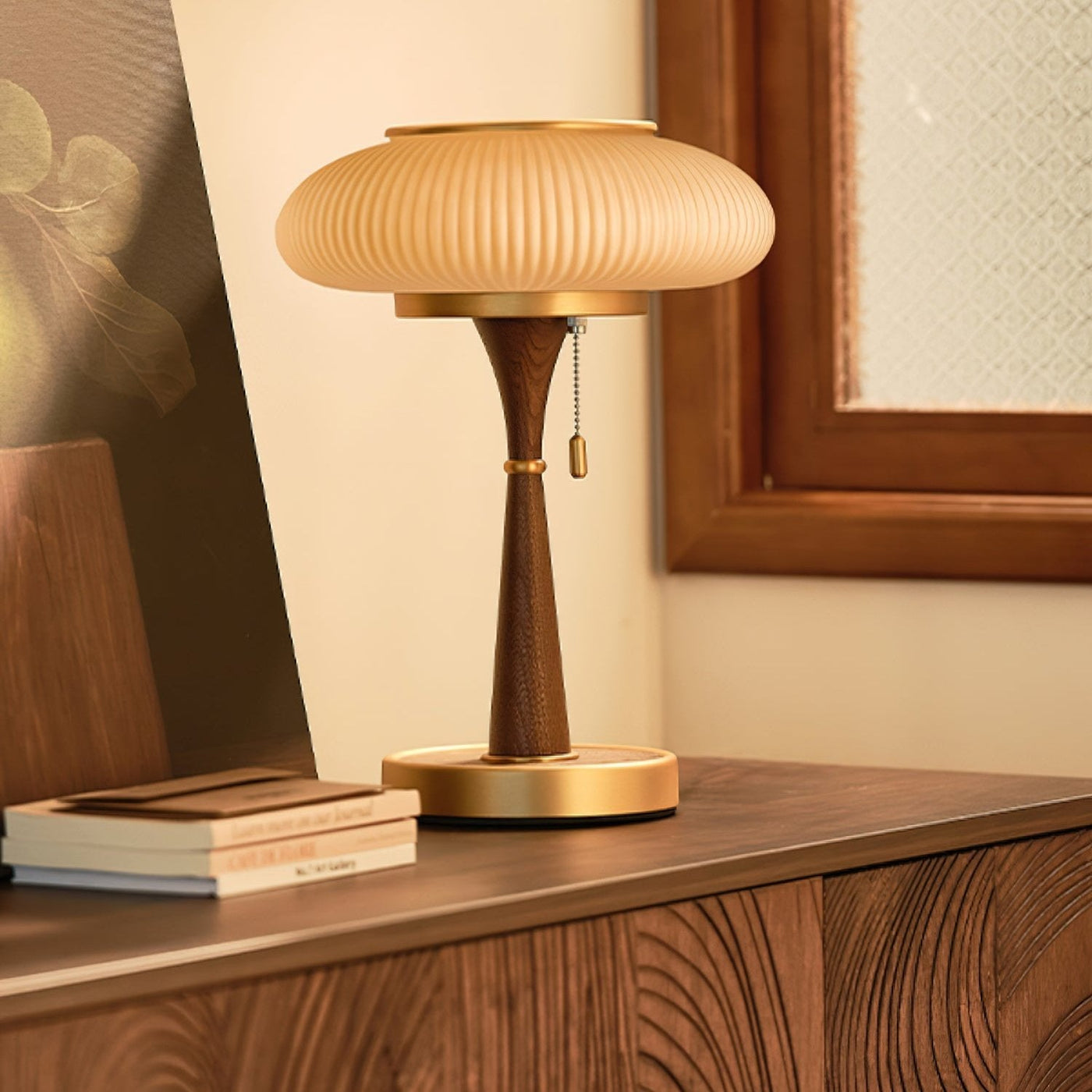 Matsutake Table Lamp – Organic Elegance with Soft Ambient Glow